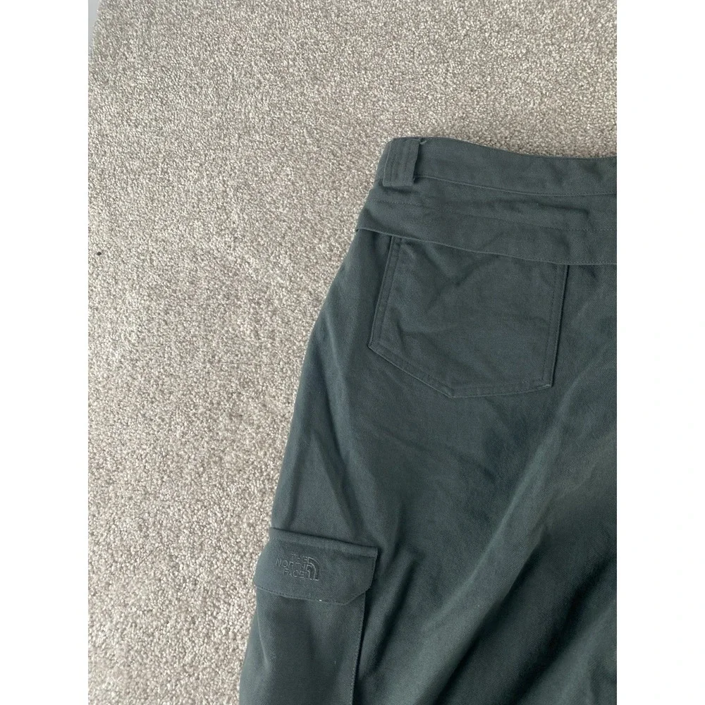 North Face Terra Peak Ware Technology Nylon Cargo Green Pants 38x30 Hammer Loop